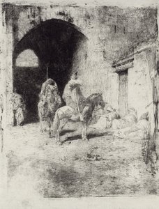 テトゥアンのカスバ警備隊 作： Marià Fortuny